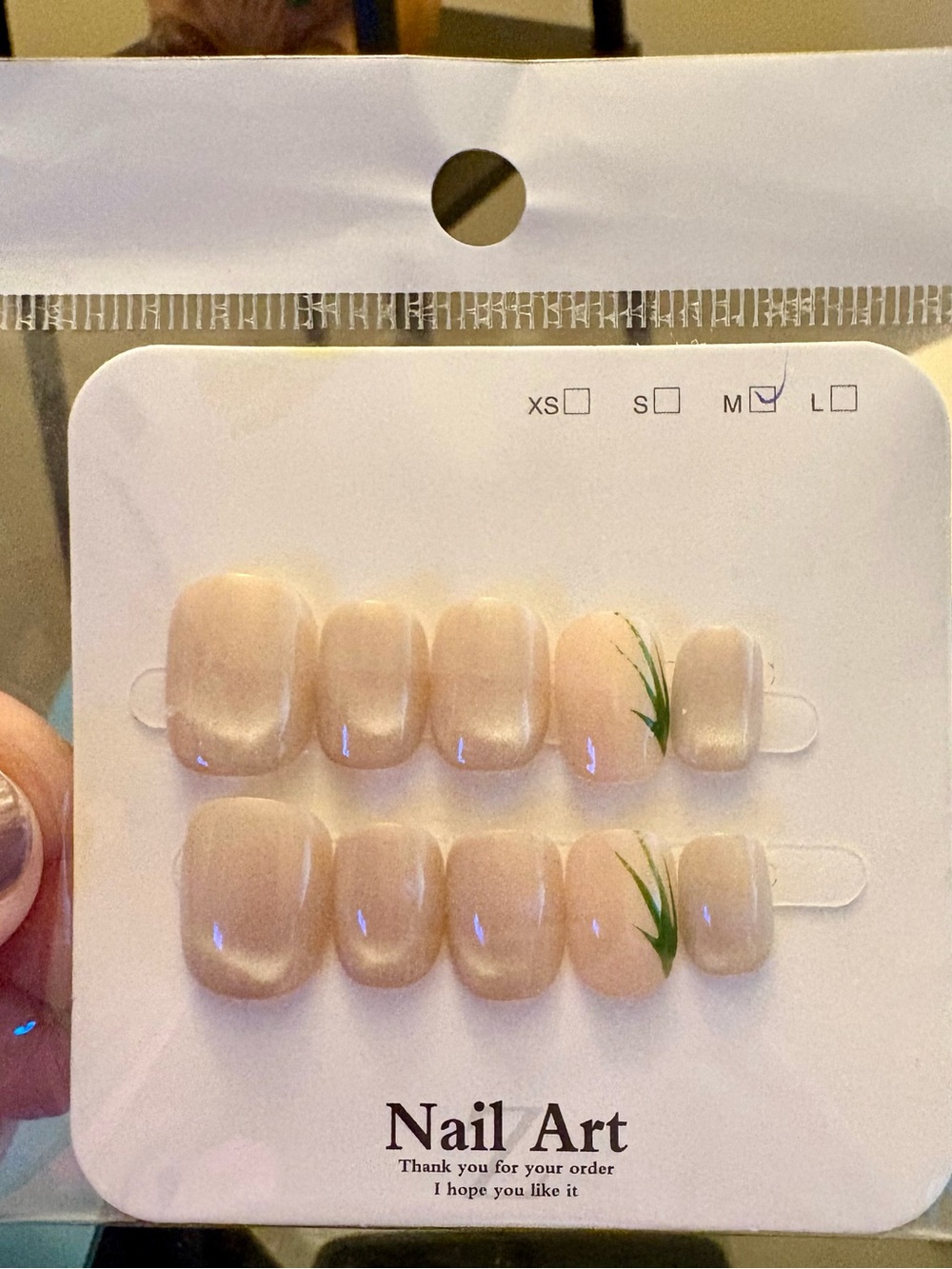 Handmade Press On Nail Set N1